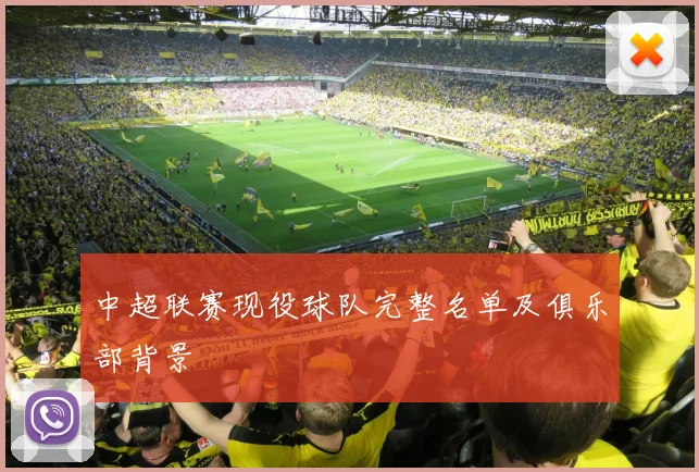 中超联赛现役球队完整名单及俱乐部背景